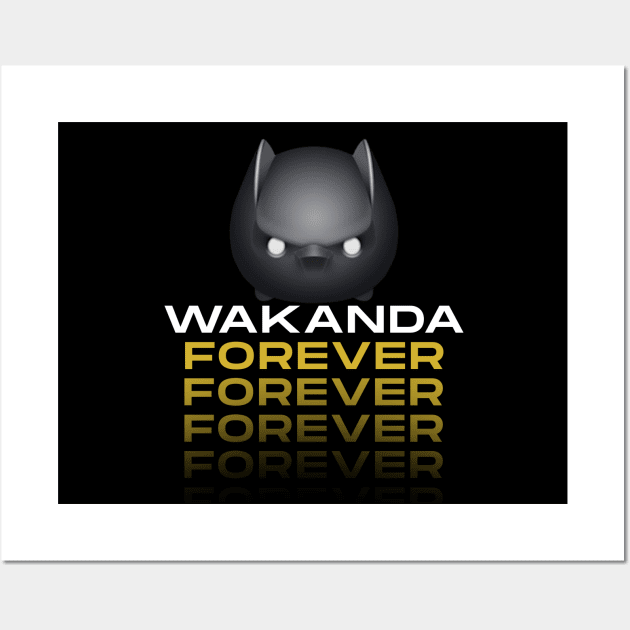 Chadwick Boseman RIP - Wakanda Forever Wall Art by igzine